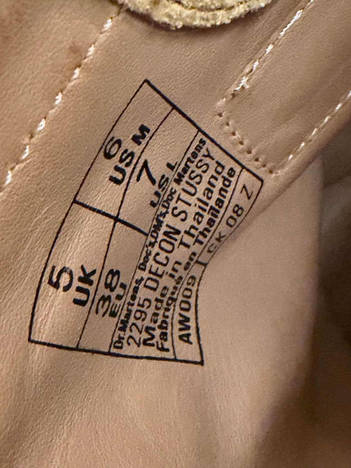 [38] 스투시 닥터마틴 데콘 스웨이드 부츠 상품이미지6