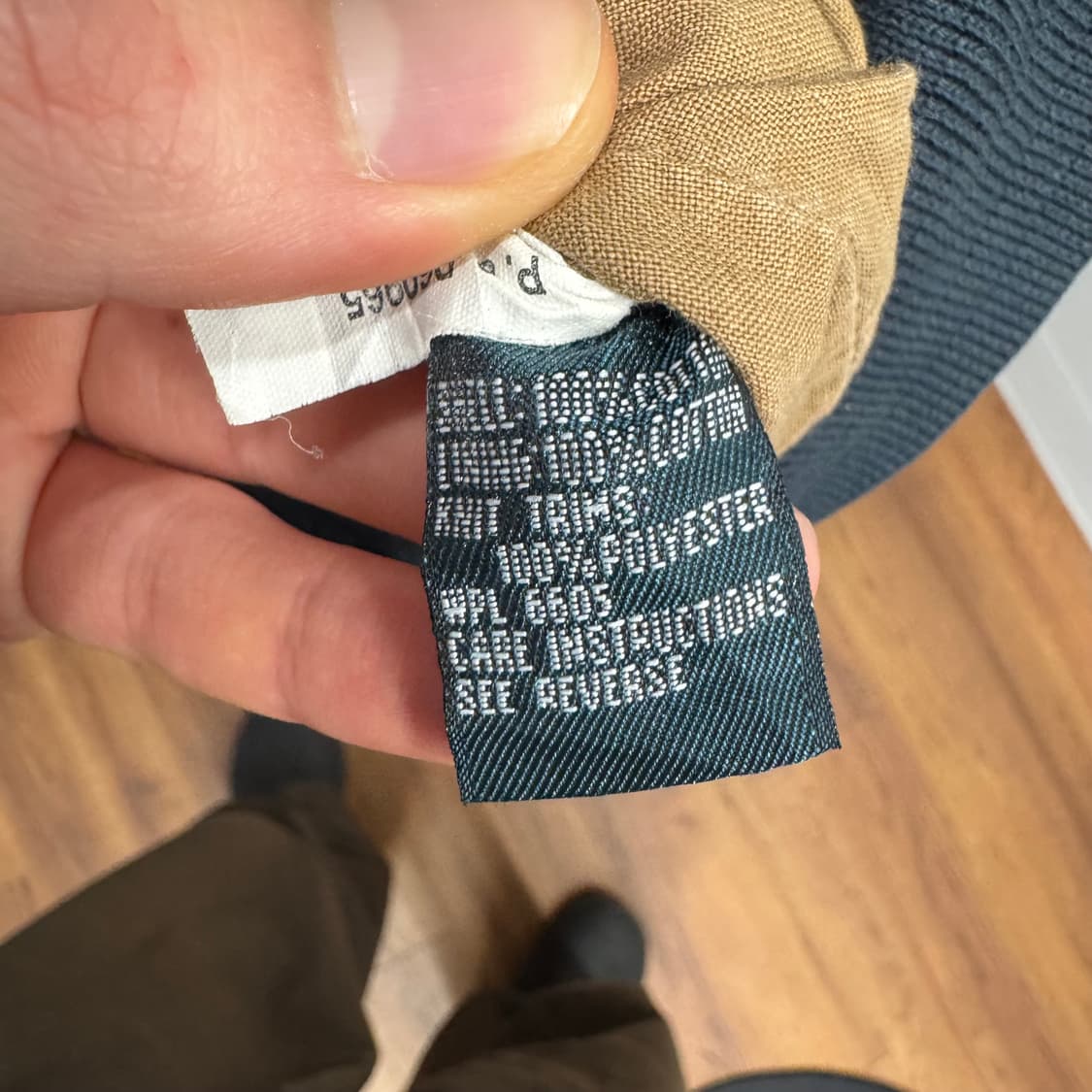 USA VTG 90s 빈티지 데님 바시티 베이지 배색 워크 자켓 상품이미지8