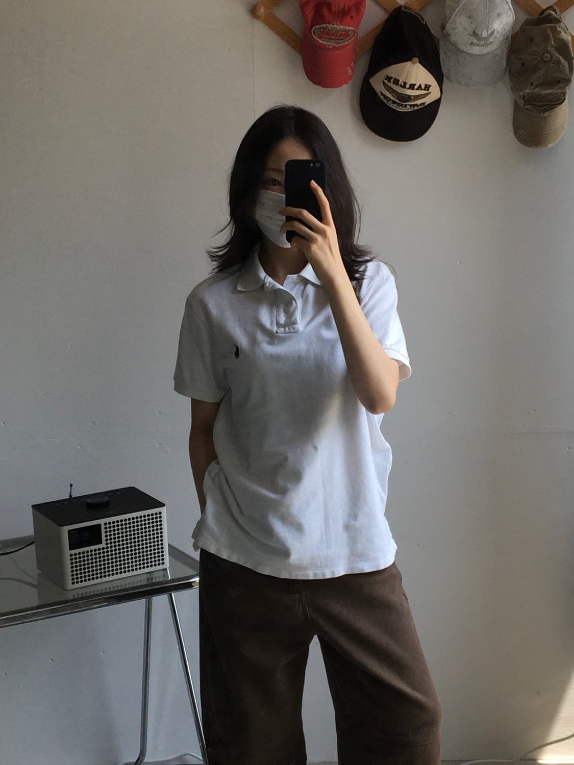 폴로 랄프로렌 가슴로고 카라 반팔티셔츠 상품이미지1