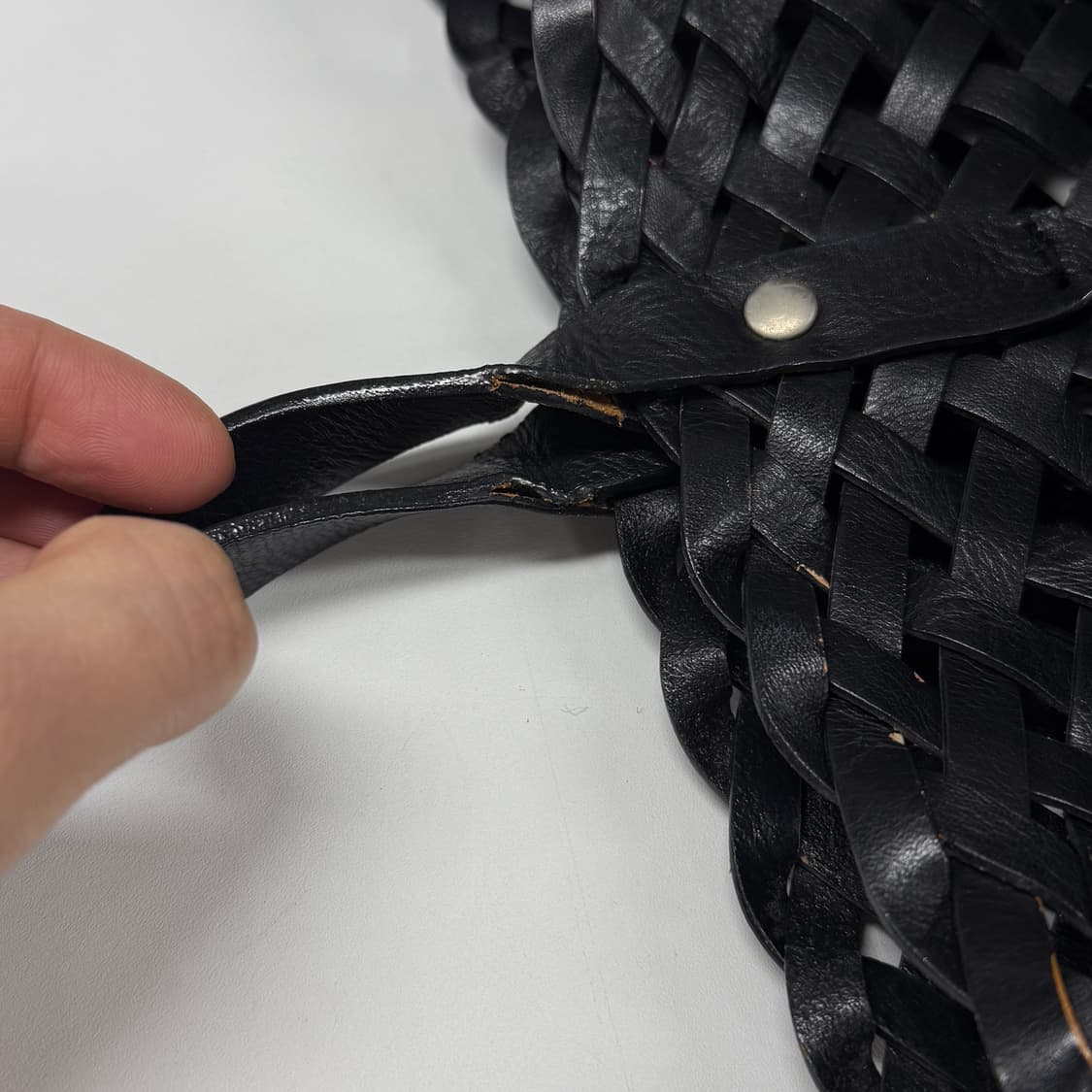 Margaret Howell leather weaving bag 상품이미지10