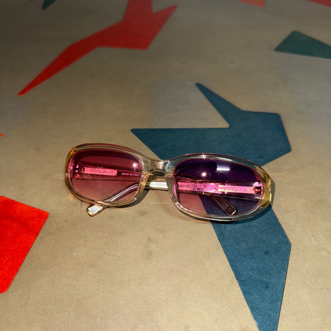 ~00 Giorgio Armani two-tone sunglasses 상품이미지7