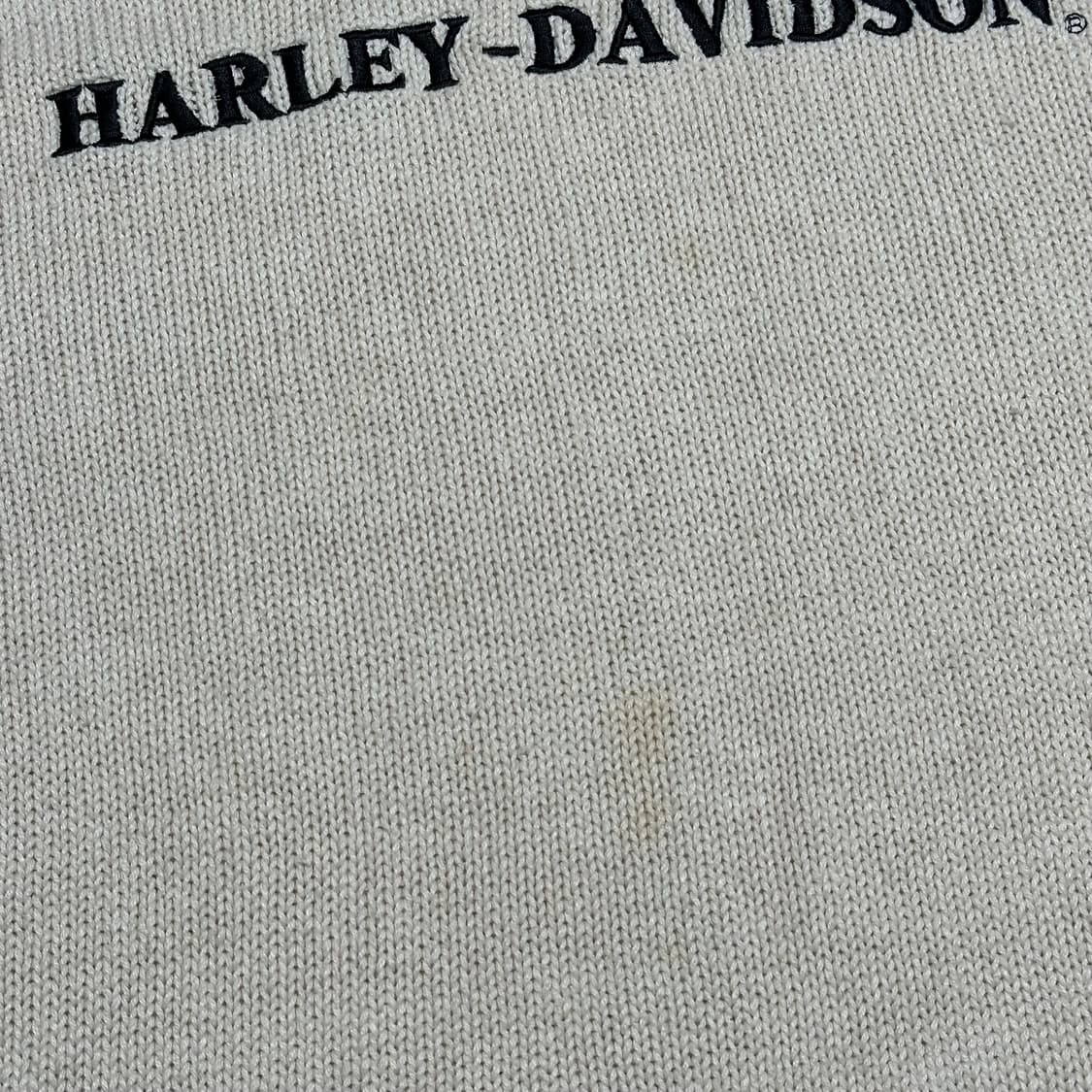 L 할리데이비슨 로고 자수 코튼 니트 상품이미지6