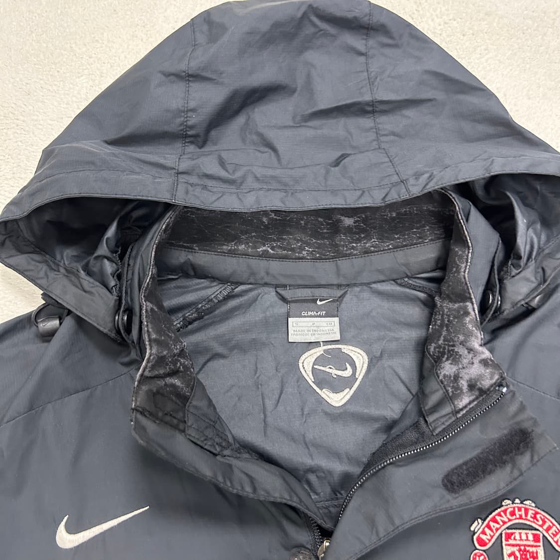 Nike Black Manchester United Windbreaker 상품이미지6