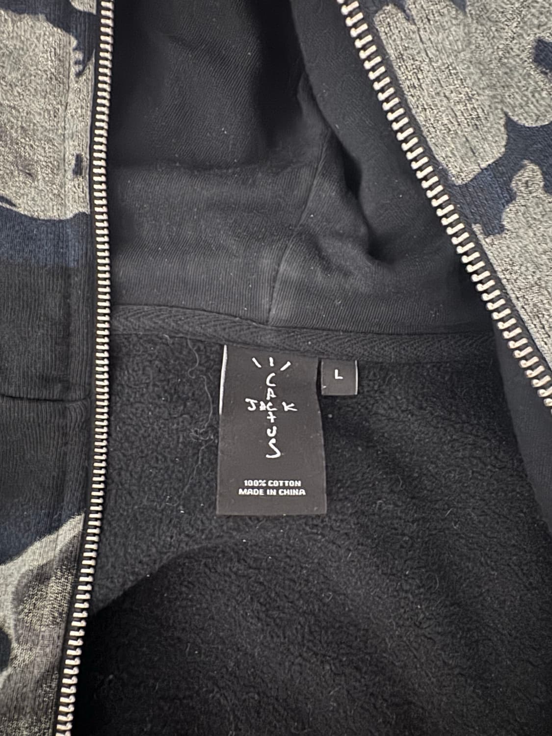 트레비스스캇 캑터스잭 후드집업 L 상품이미지2