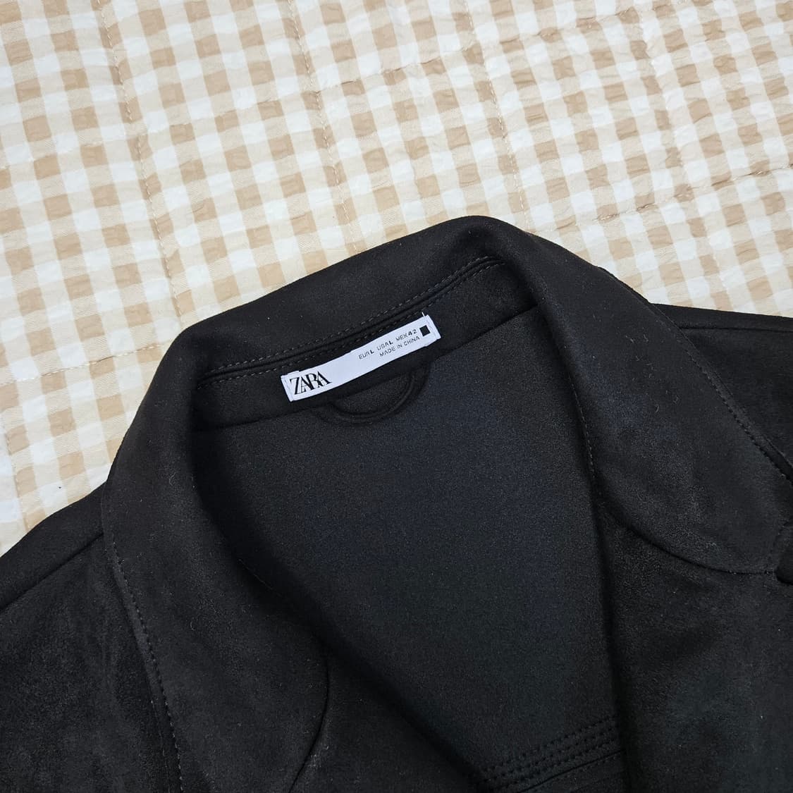 자라 스웨이드 체스터 코트형 가디건 남자100 상품이미지2