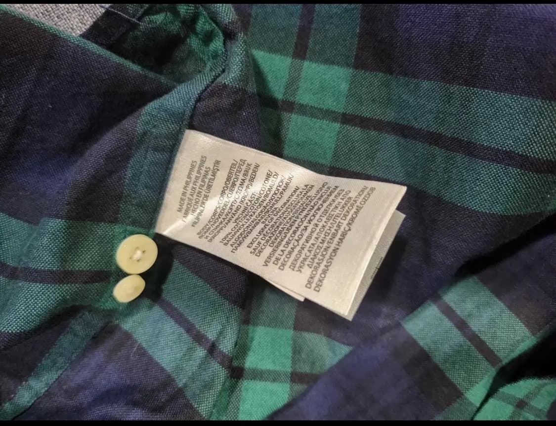 폴로 빔즈 타탄체크 셔츠  상품이미지4