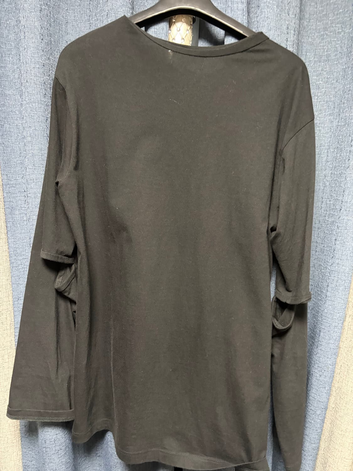 요지야마모토 컷아웃 디테일 티셔츠 상품이미지4