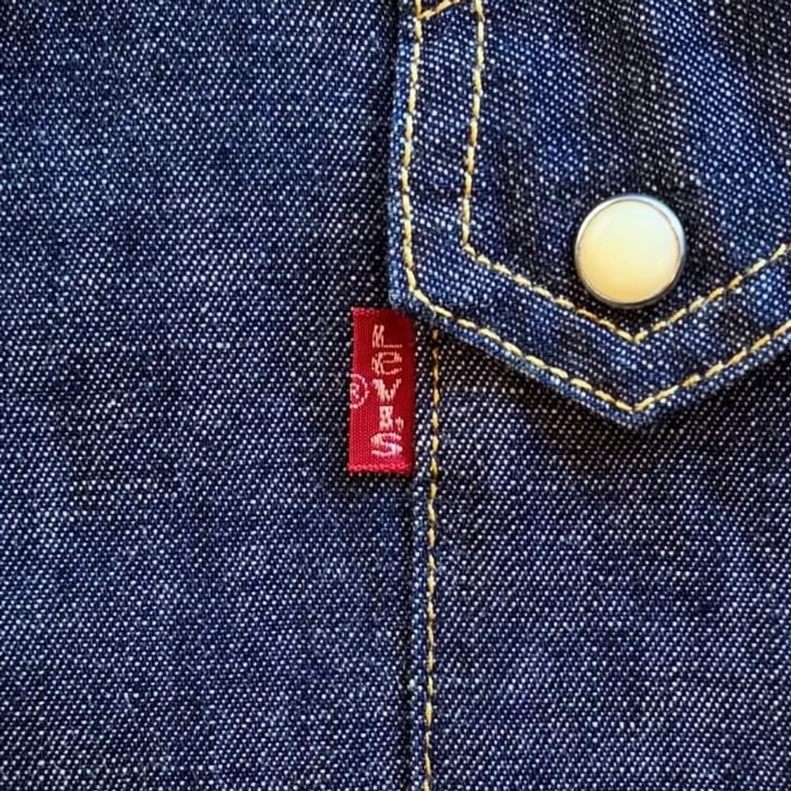 90s 리바이스 웨스턴 데님 자켓 상품이미지7
