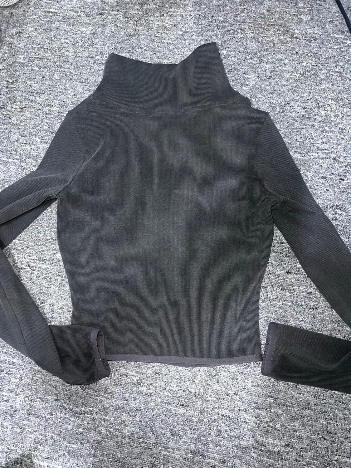 Kimyo unbal full zip top washed grey 상품이미지4