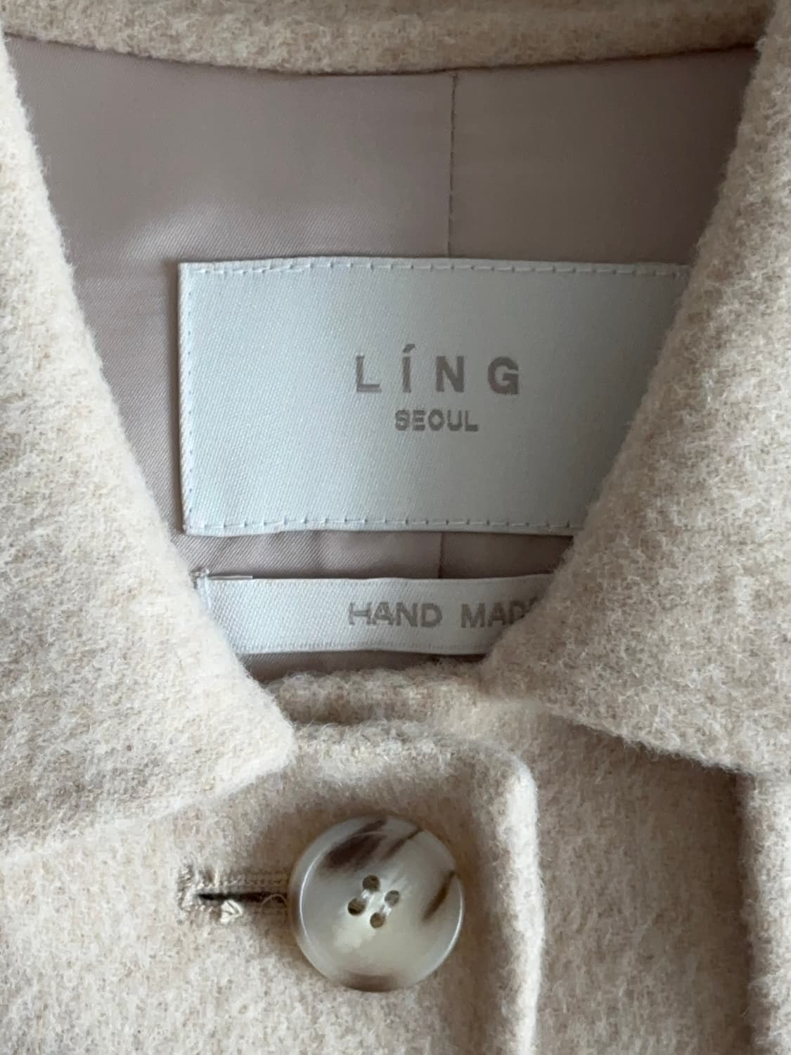 링서울 울 핸드메이드 코트 상품이미지7