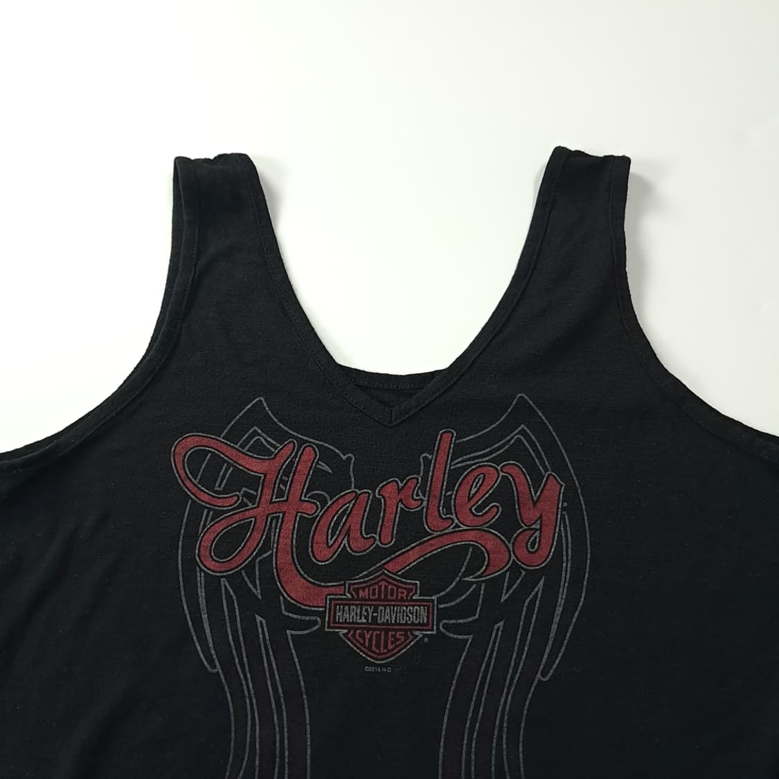 CK171 L 할리데이비슨 미국판 레드락 슬리브리스 티셔츠 상품이미지2