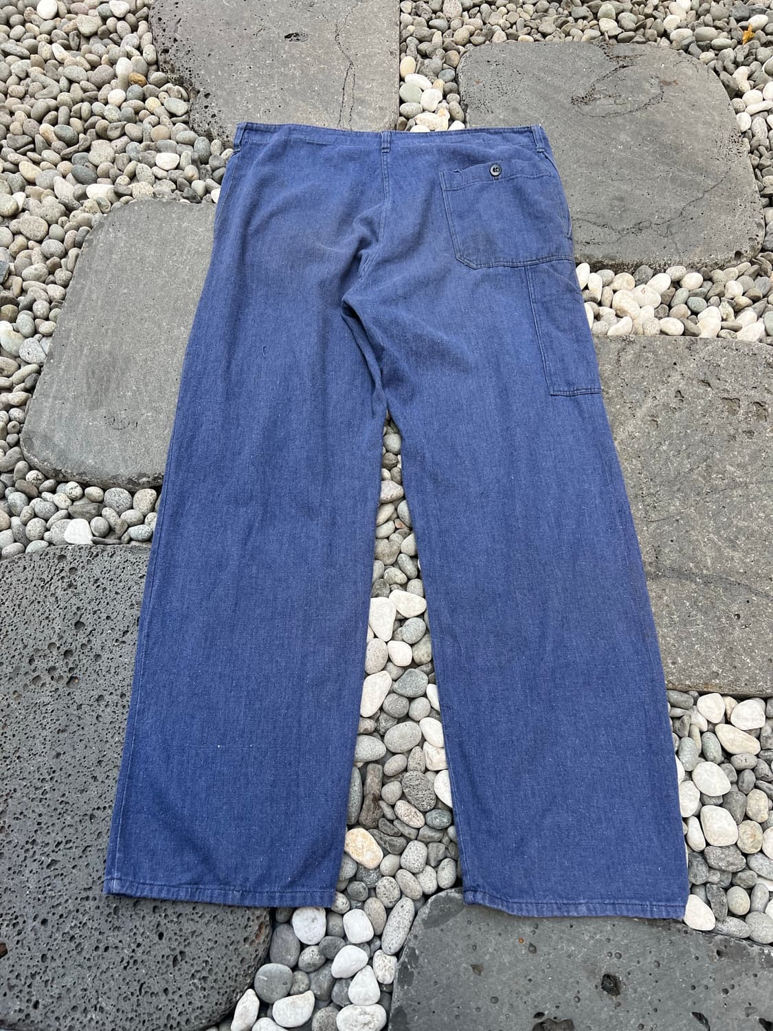 OLD VINTAGE WASHING HAIRY DENIM 프렌치워크팬츠 상품이미지2