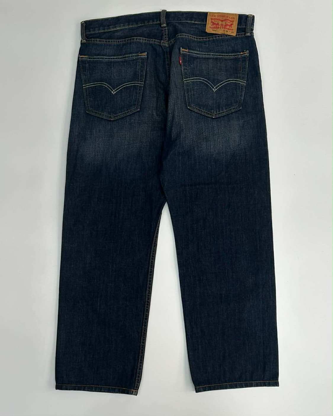 [36x32] 리바이스 505 중청 스트레이트 데님 팬츠 상품이미지2