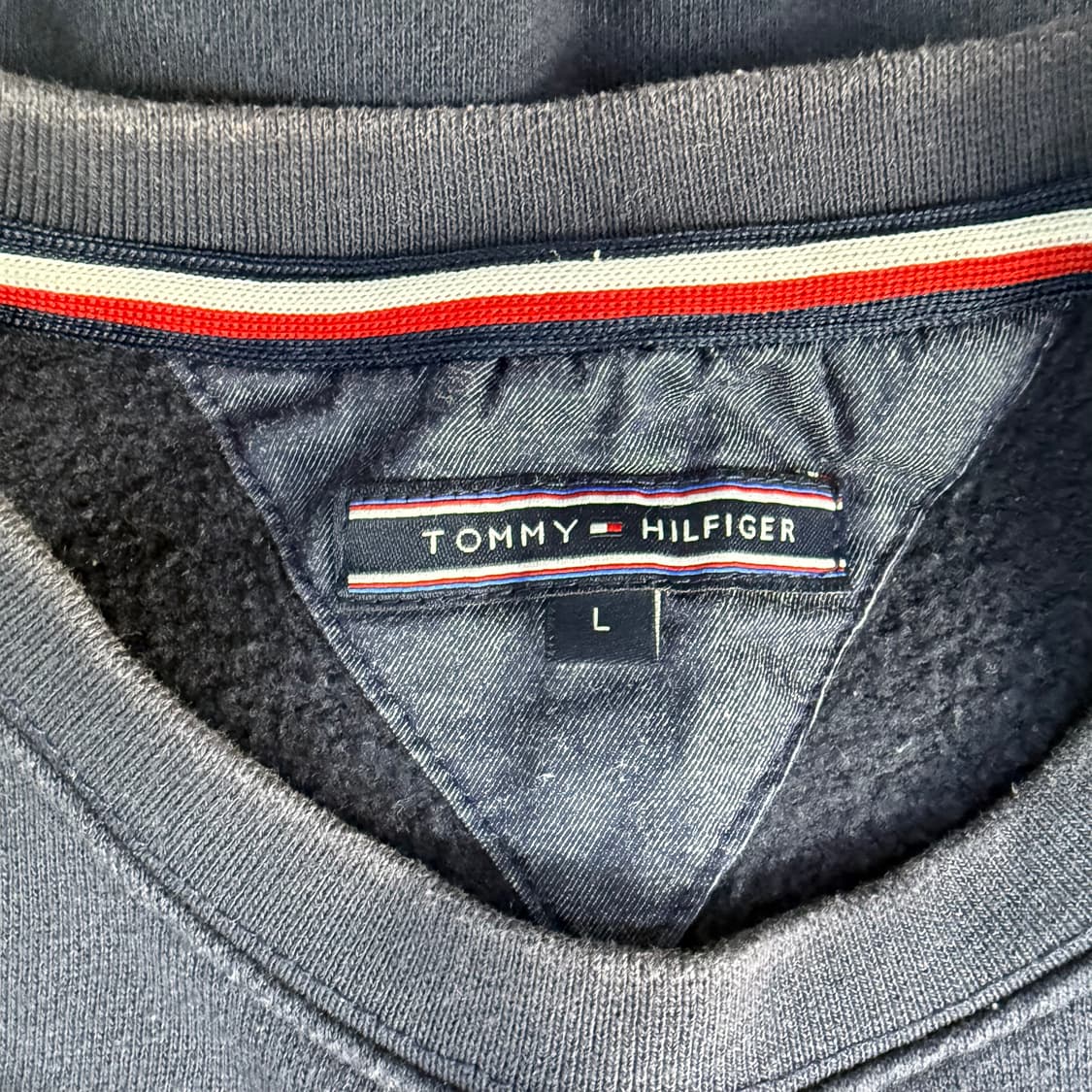 L 타미힐피거 기모 맨투맨 0202T1 상품이미지3
