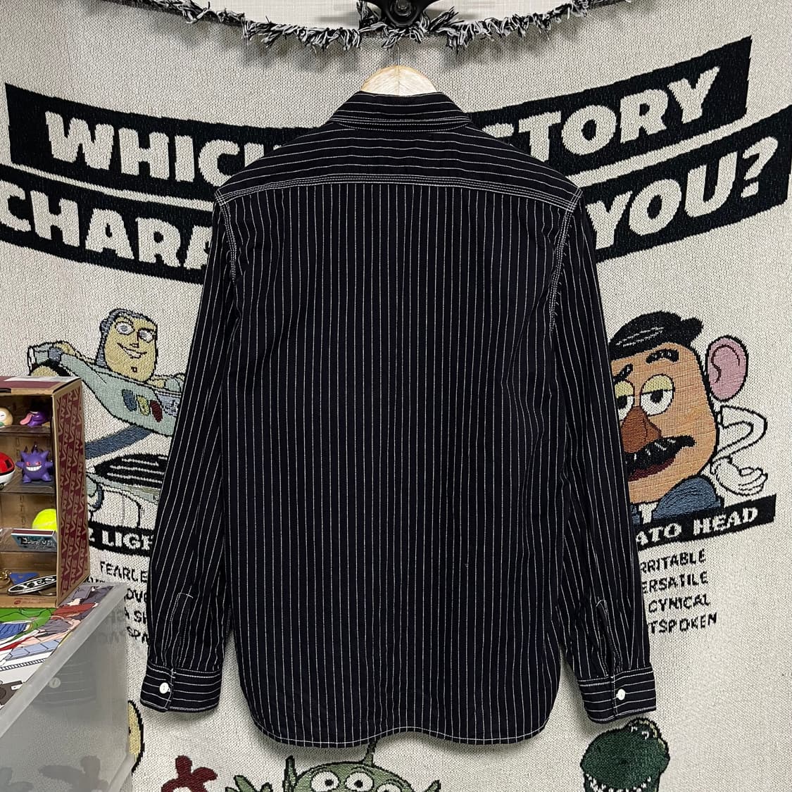 휴스턴 재팬 와바시 스트라이프 셔츠 상품이미지5