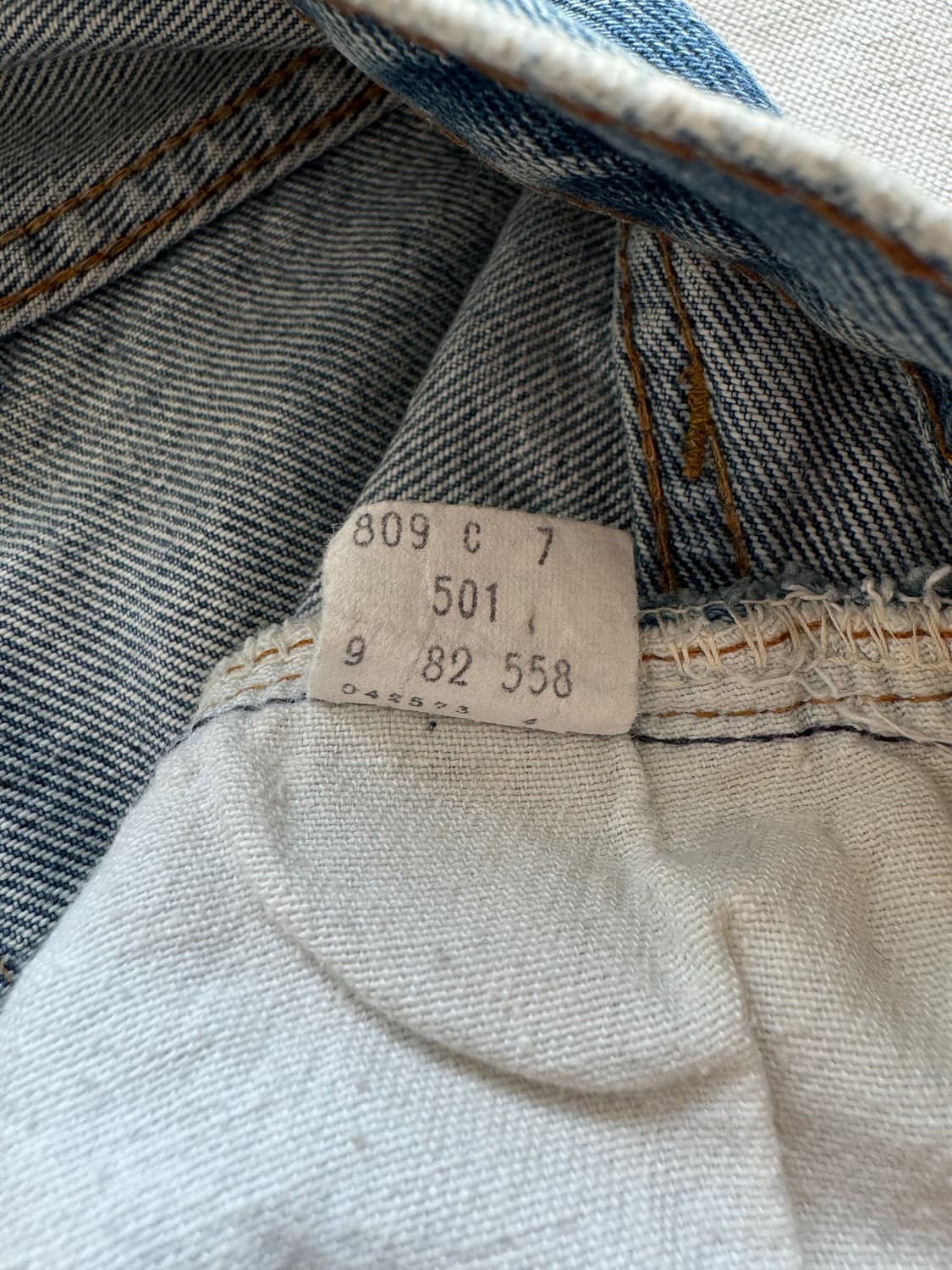80s Levis 501 Selvedge Denim Pants 상품이미지7