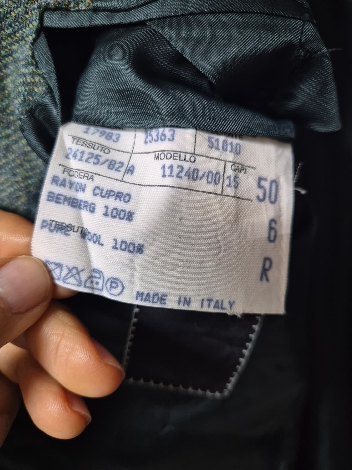 (정품) 올드 셀린느 퓨어울 자켓 블레이져 50 남성 이태리 상품이미지9