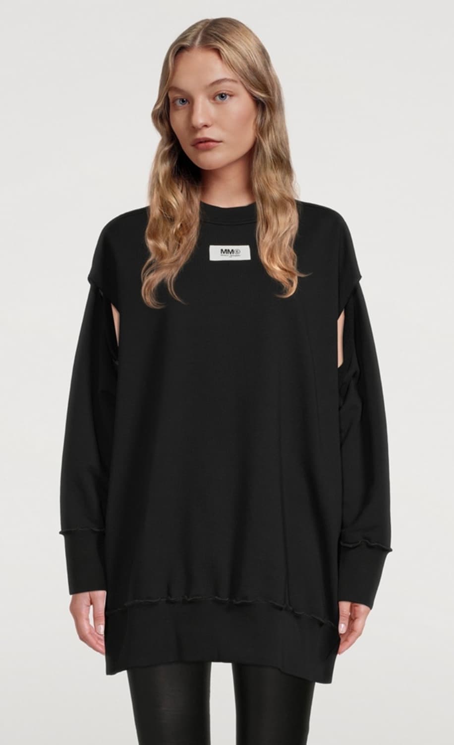 [21FW] MM6 메종 마르지엘라 리버스 인사이드 아웃 맨투맨 (S) 상품이미지1