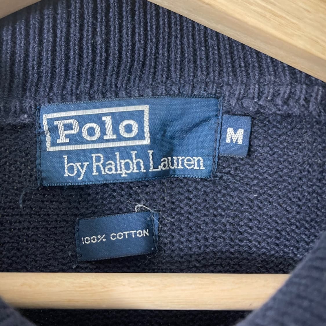 폴로 네이비 카라 니트 상품이미지3