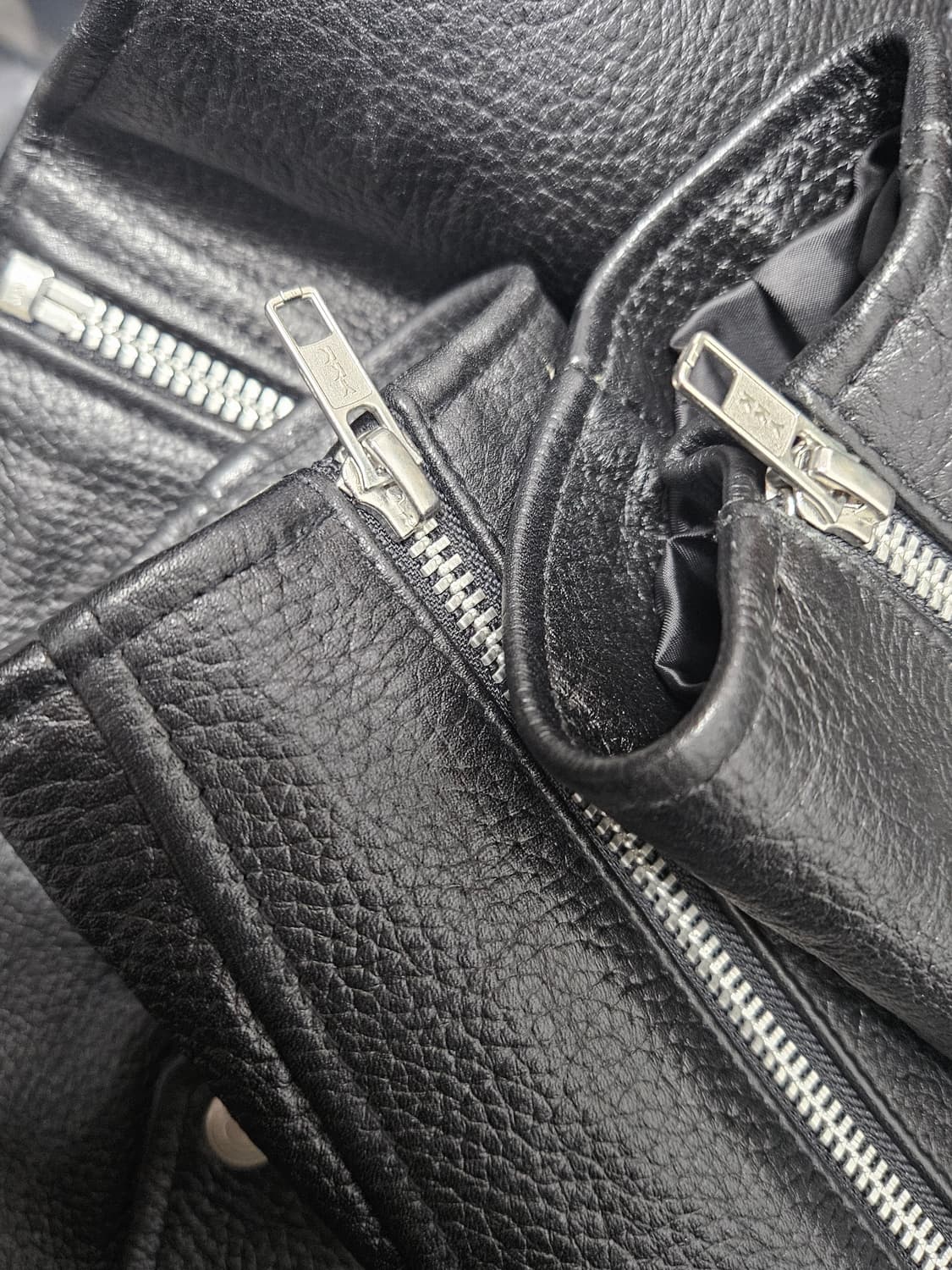 비바스튜디오 천연 가죽 자켓 L 상품이미지6