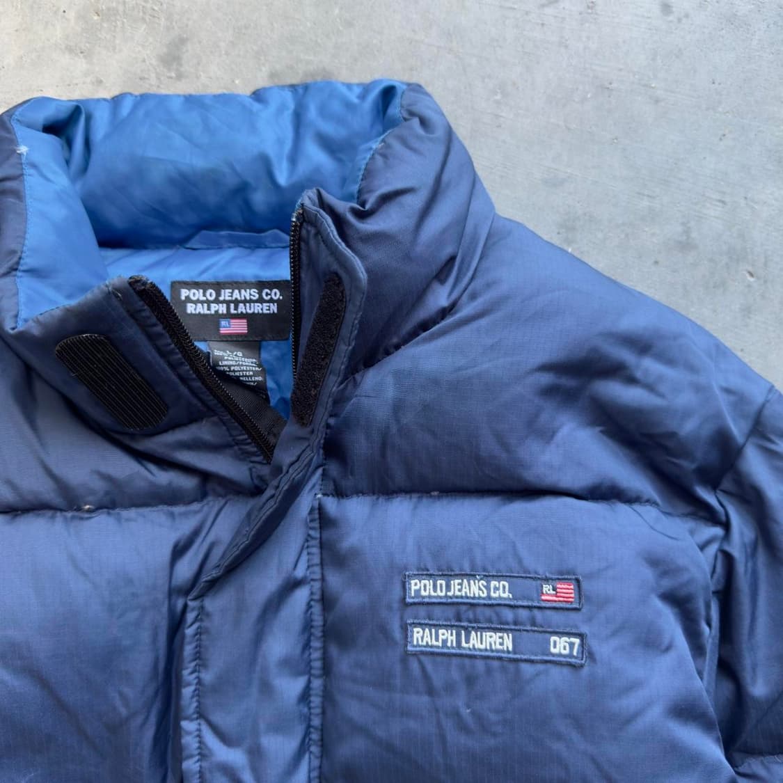 03FW 폴로 랄프 로렌 폴로 진즈 코 067 다운 패딩 네이비 상품이미지2