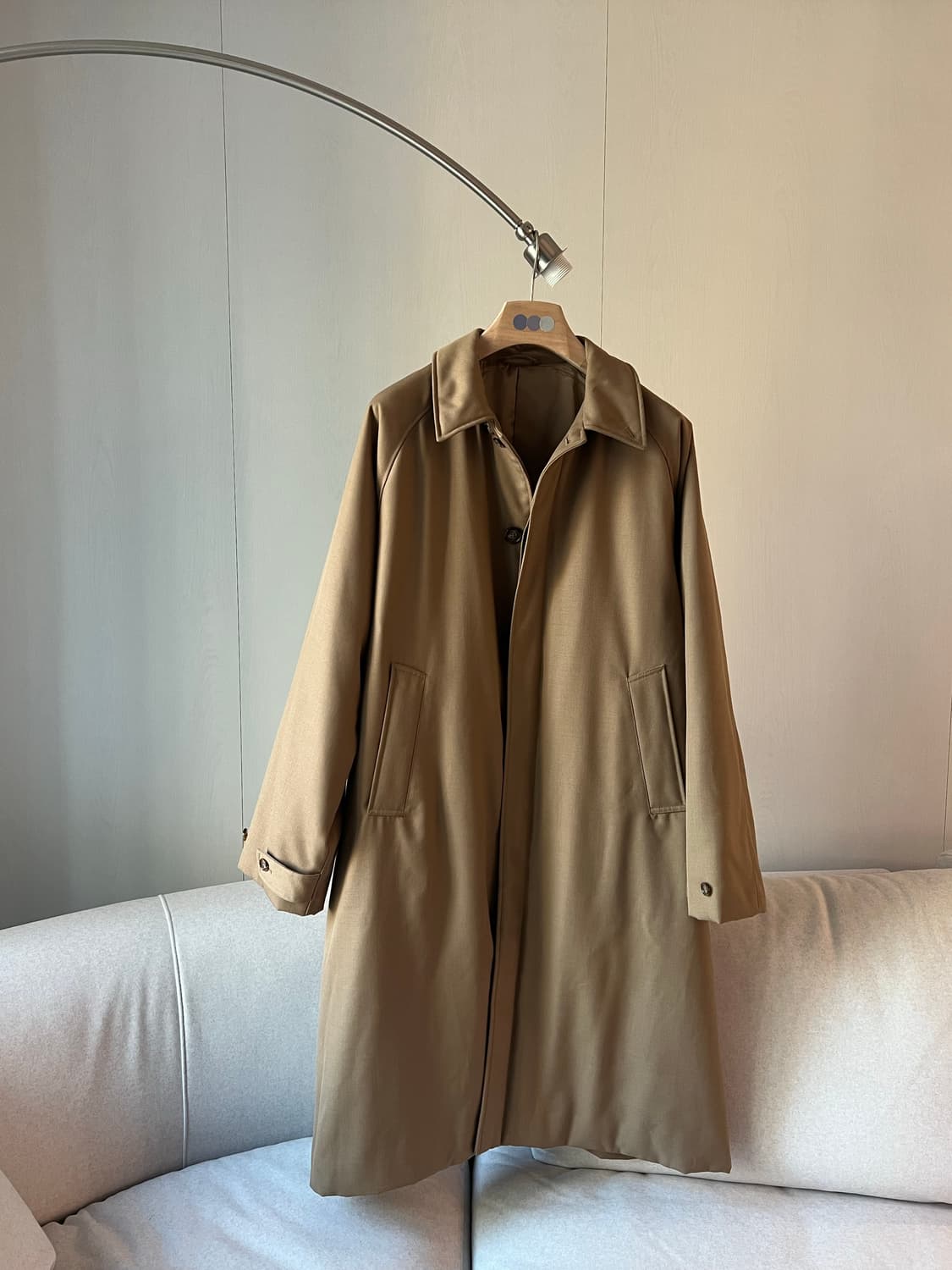 빔즈 카멜 패디드 코튼 코트 상품이미지3