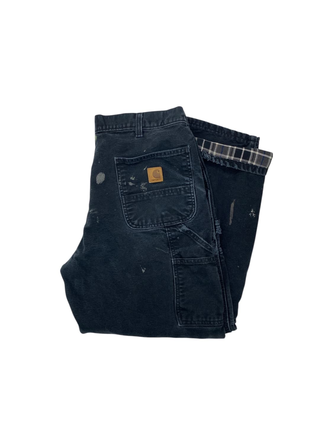 칼하트 플란넬 안감 페인티드 카펜더 팬츠  상품이미지1