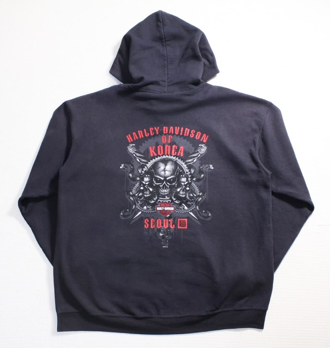 Harley-Davidson 할리 데이비슨 서울 기모 후드티 상품이미지1