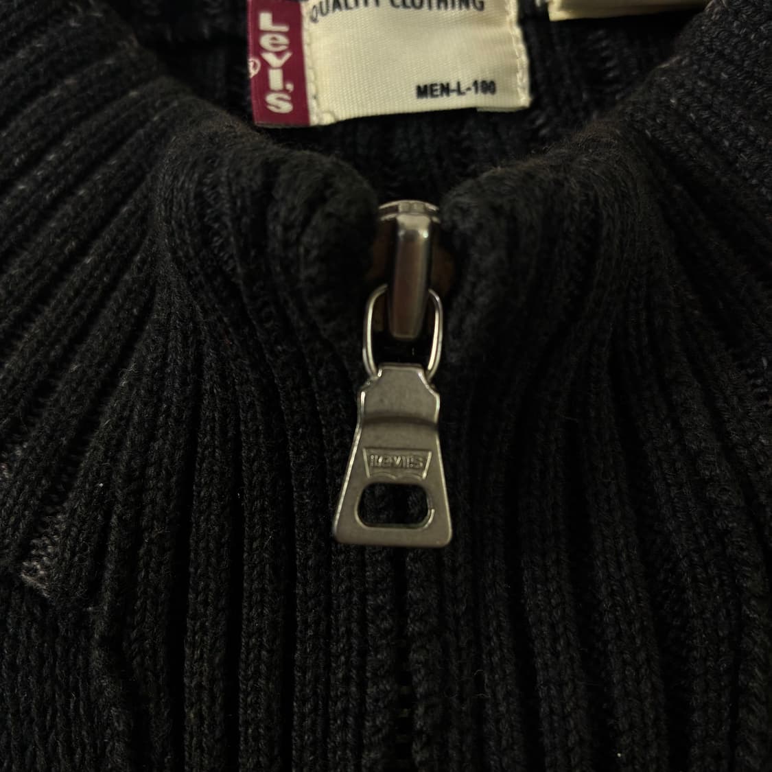 Levi's  리바이스 레드 스티치 코튼 니트 집업  상품이미지5