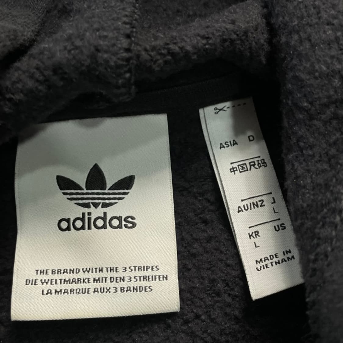 100 아디다스 기모 후드티  상품이미지3