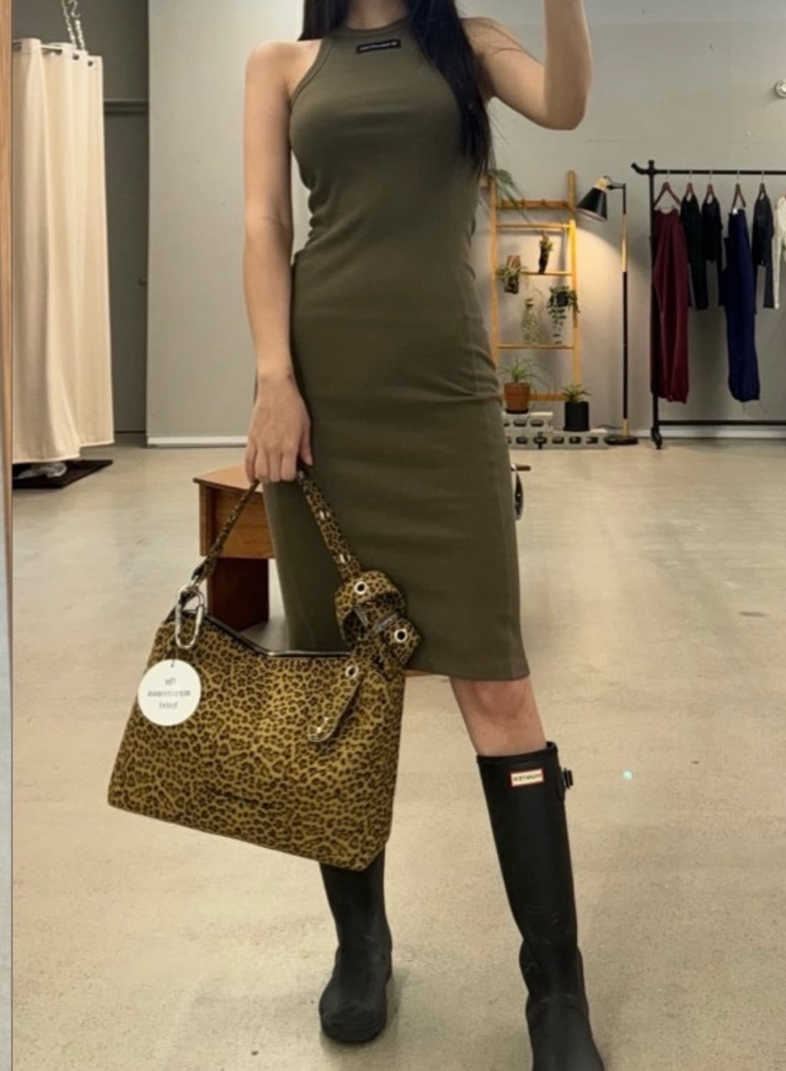 더미스테리어스호텔 홀터넥 원피스 상품이미지2