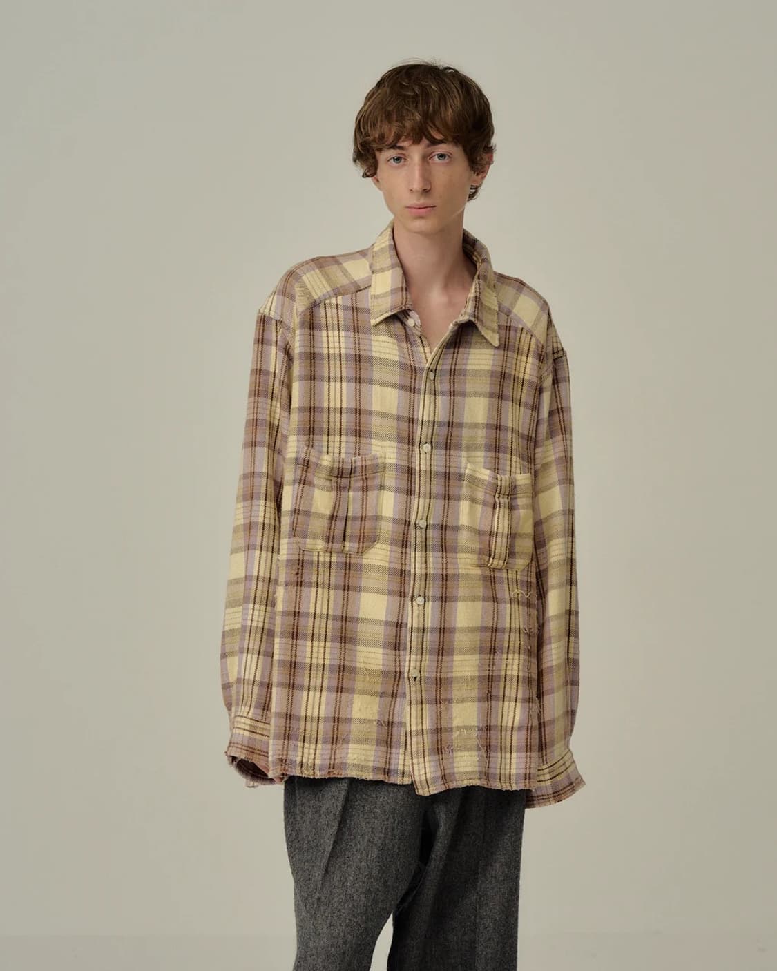 안셀름 넬 워크셔츠 아이보리 2사이즈 상품이미지2