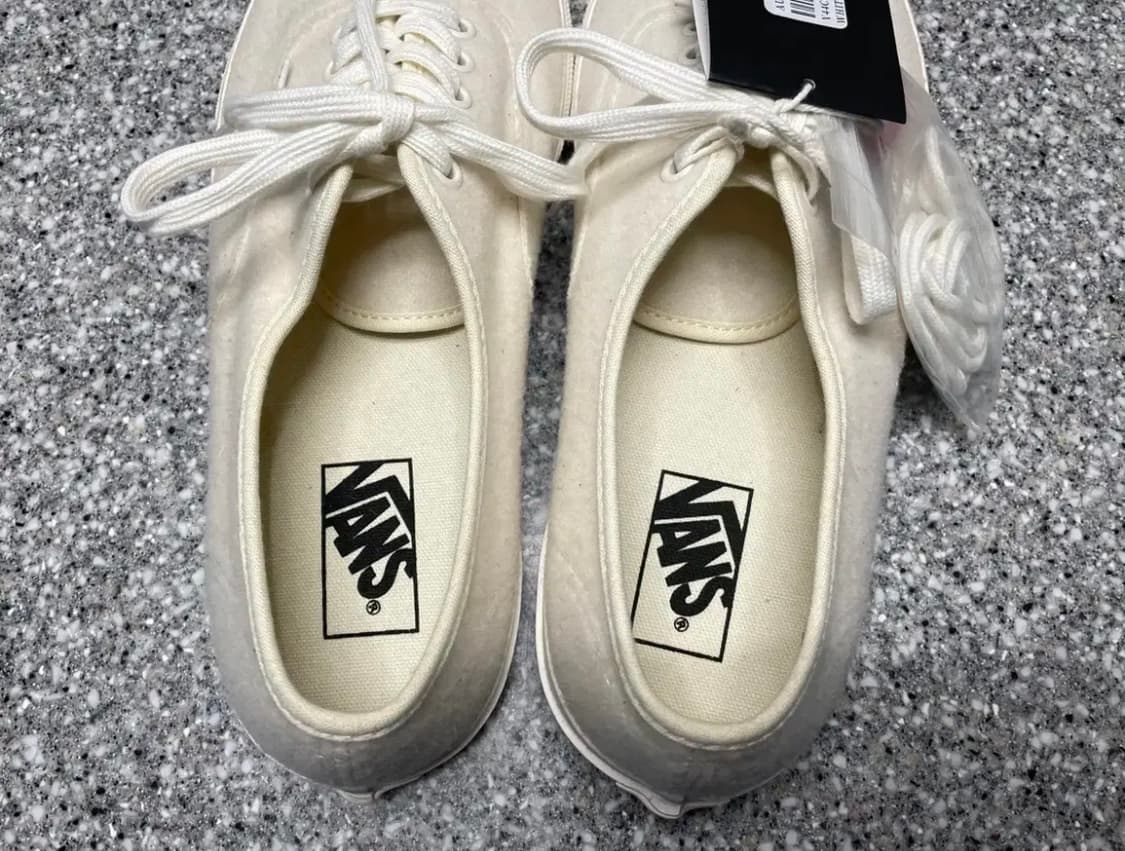 반스 어센틱 펠트 화이트 사이즈 280 상품이미지1