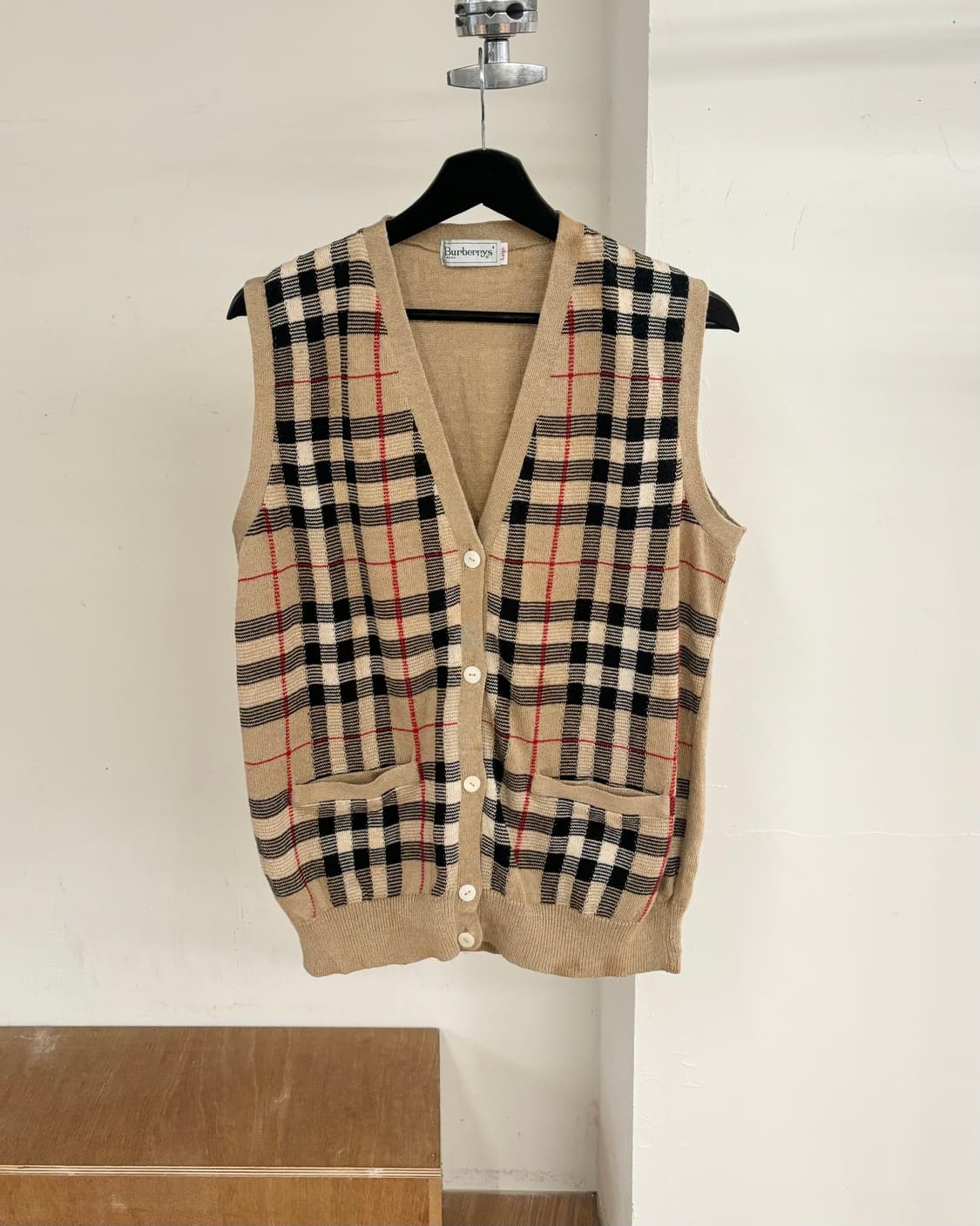 버버리 노바 체크 니트 베스트 상품이미지1