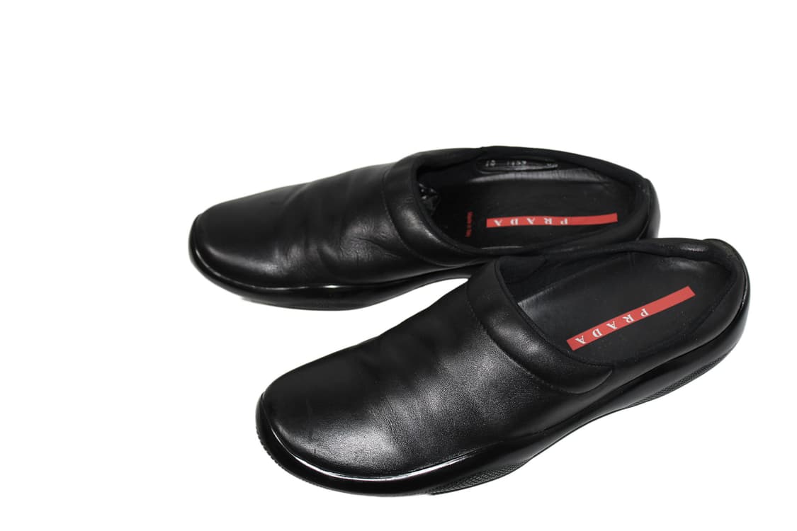 2000s PRADA 프라다 나파 레더 슬립온 슈즈 상품이미지3