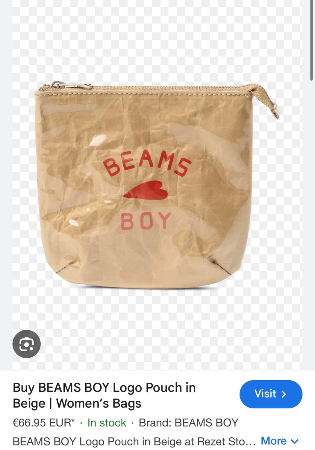 빔즈보이 로고 파우치 beams boy 상품이미지1
