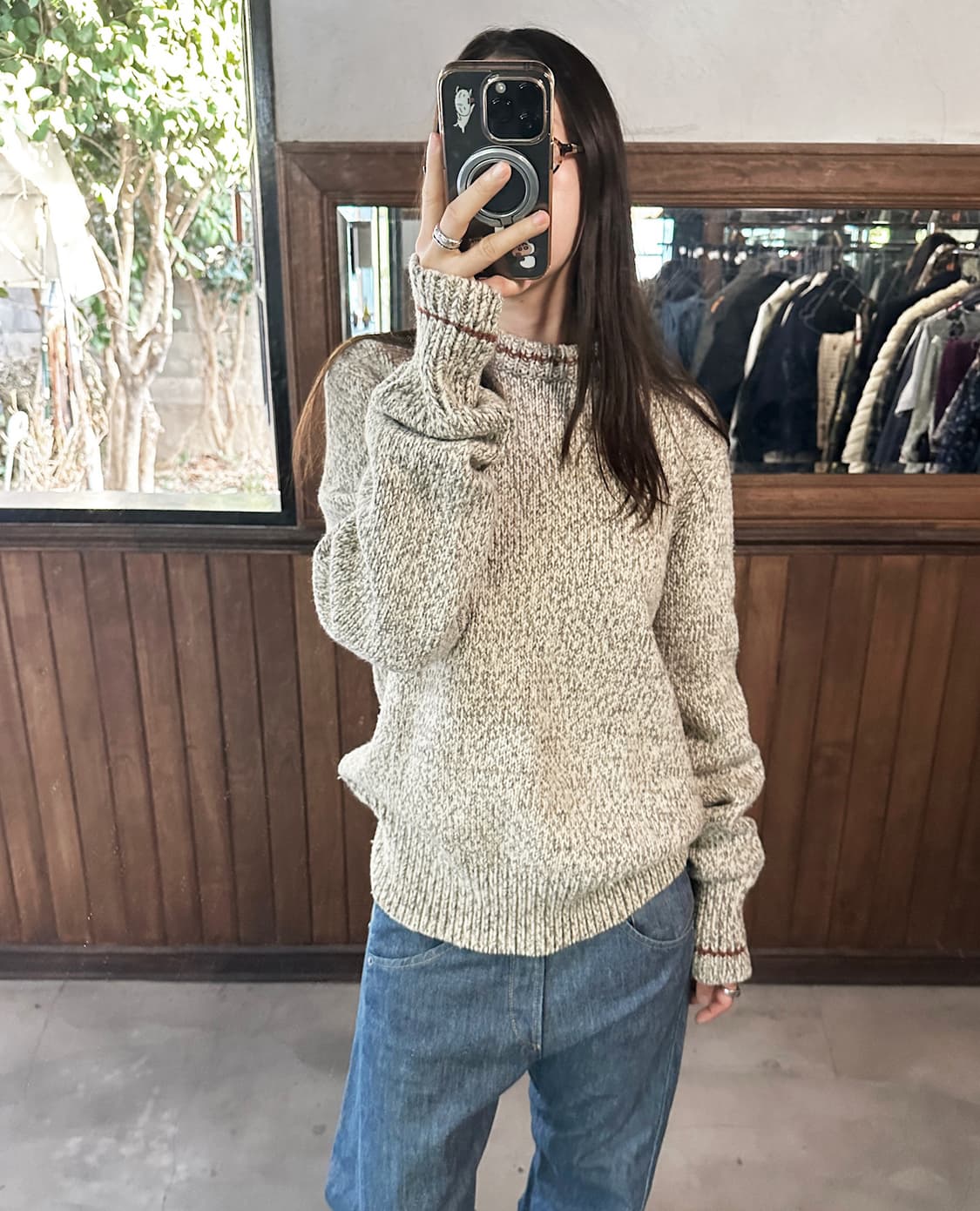 RRL wool melange sweater 상품이미지1