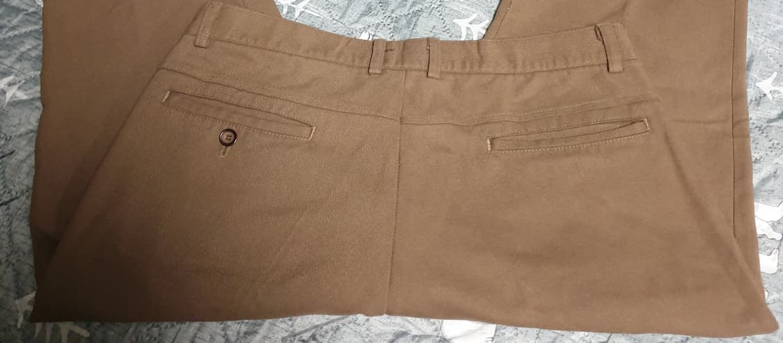 GAMU 테이퍼드핏 코튼팬츠 브라운 (32~33) 상품이미지2