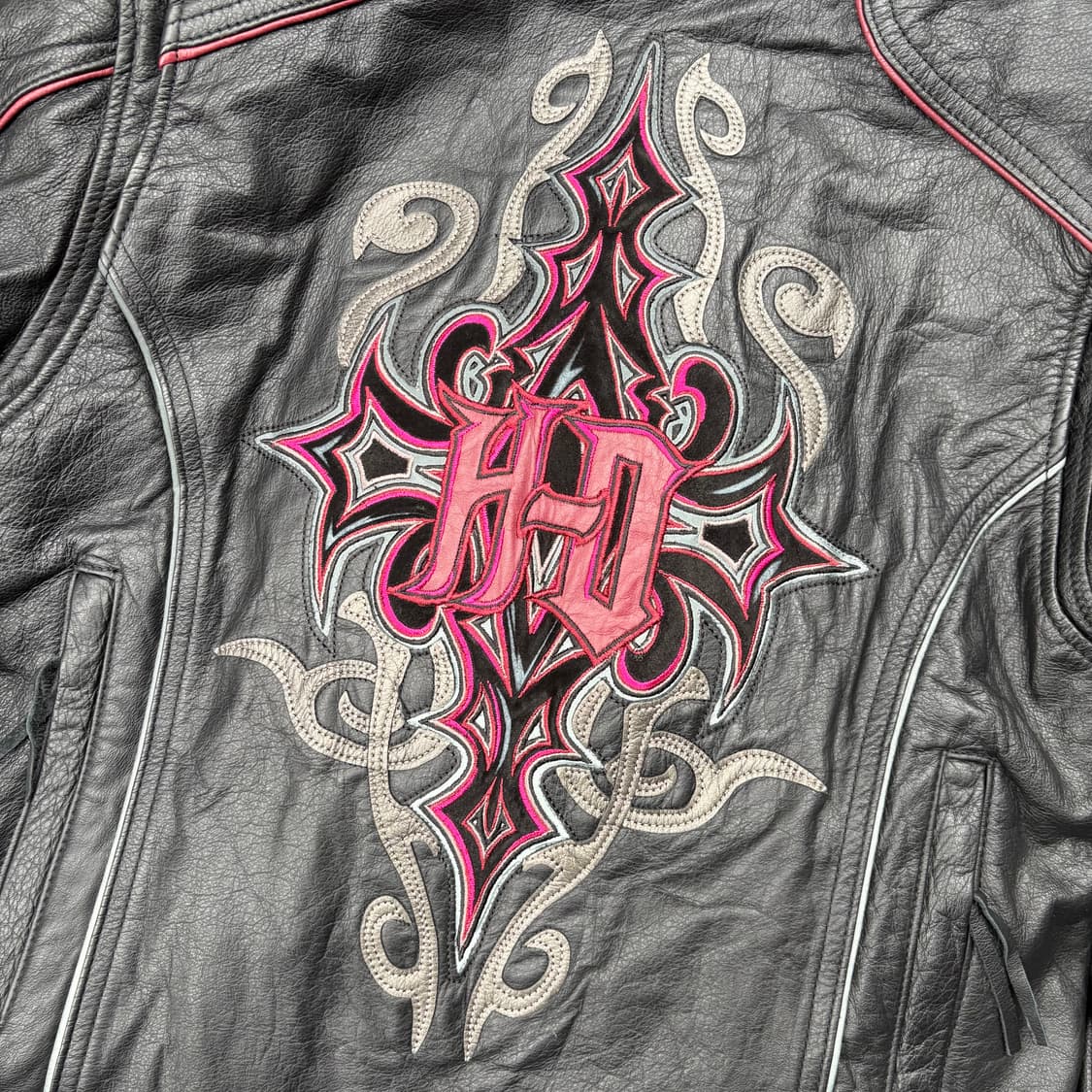 할리데이비슨 블랙 레더 자켓 상품이미지6