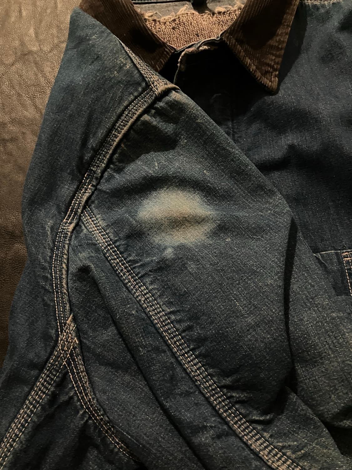 🇺🇸 60s USA 시어스 Sears 데님 초어 코트 자켓 상품이미지8