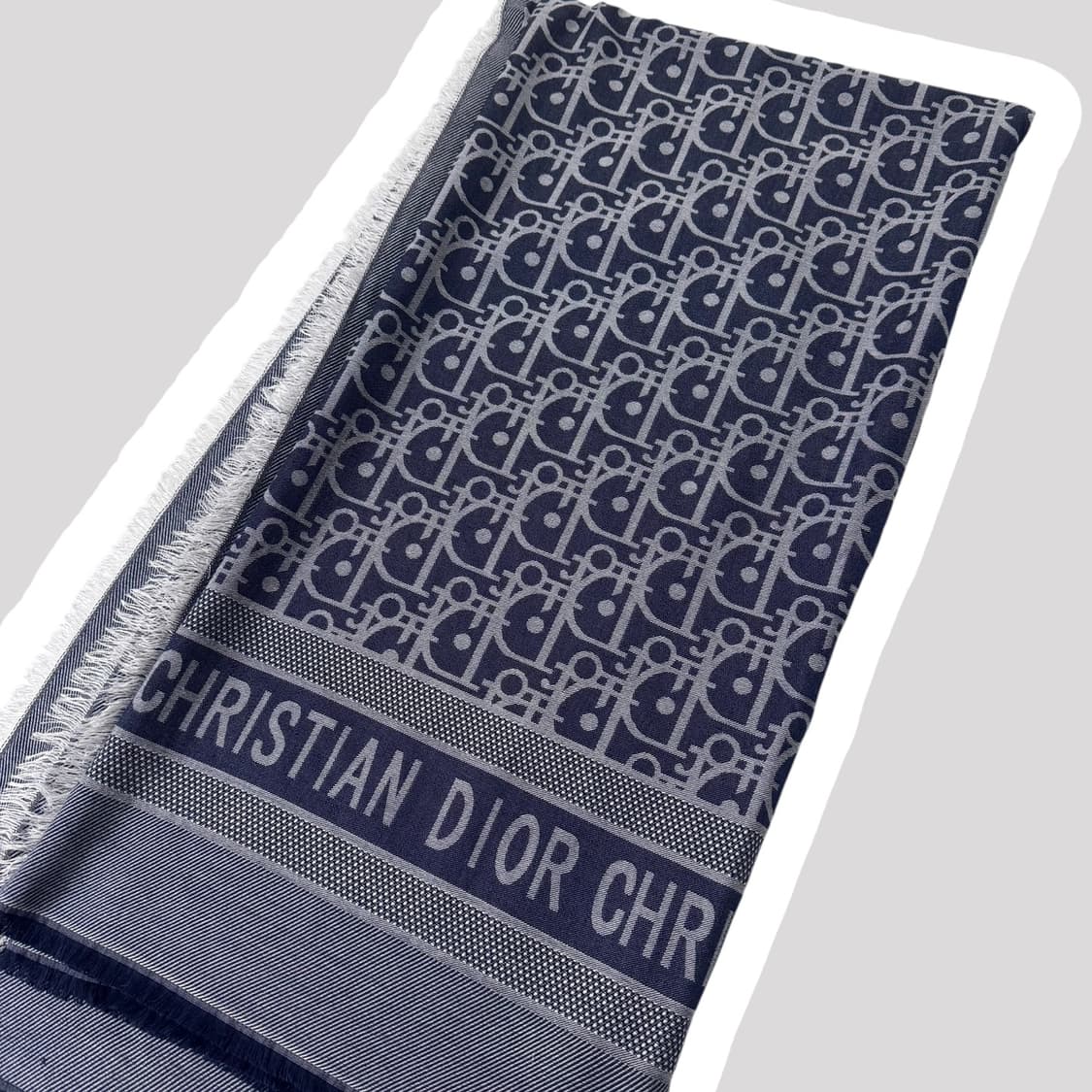 정품 디올 오블리크 양면 머플러 상품이미지1