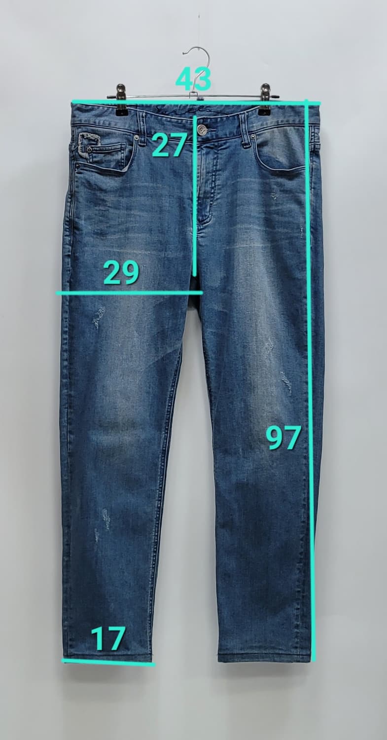 Series 20SS 시리즈 워싱 데님 청바지 / 남 86 (34)
 상품이미지10