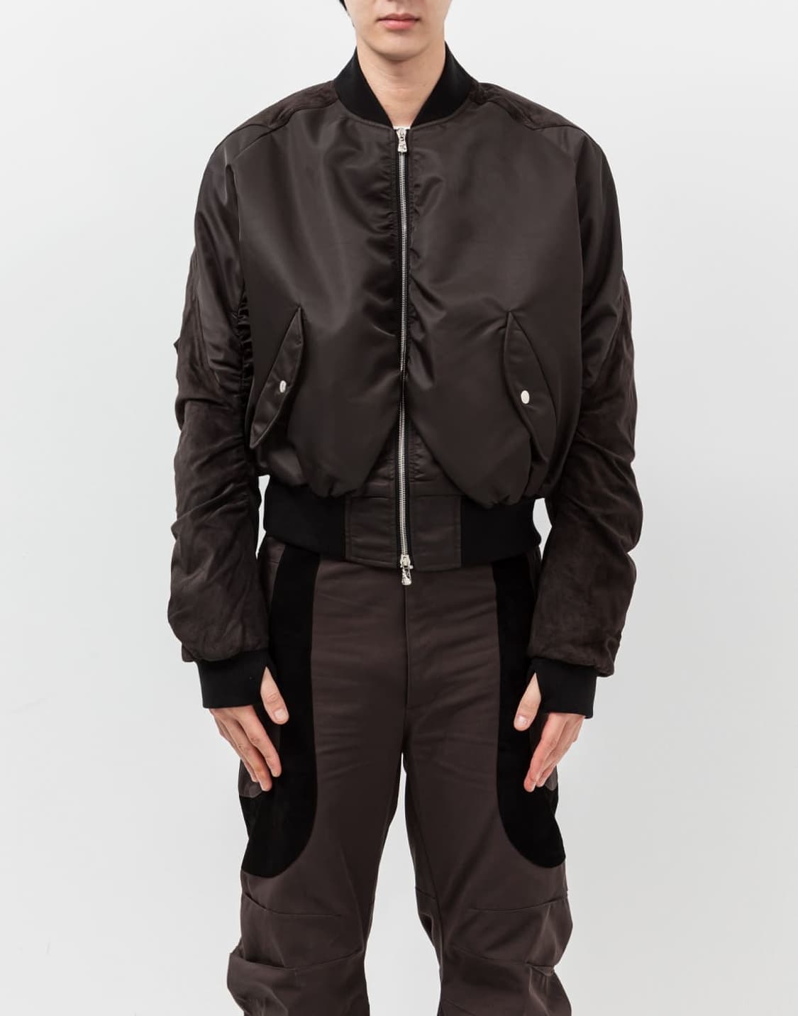 커마웨어 씨 라운드 봄버 브라운 (L) 상품이미지3