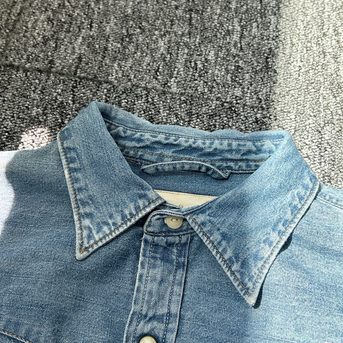 데님앤서플라이 반팔 데님 셔츠 상품이미지4