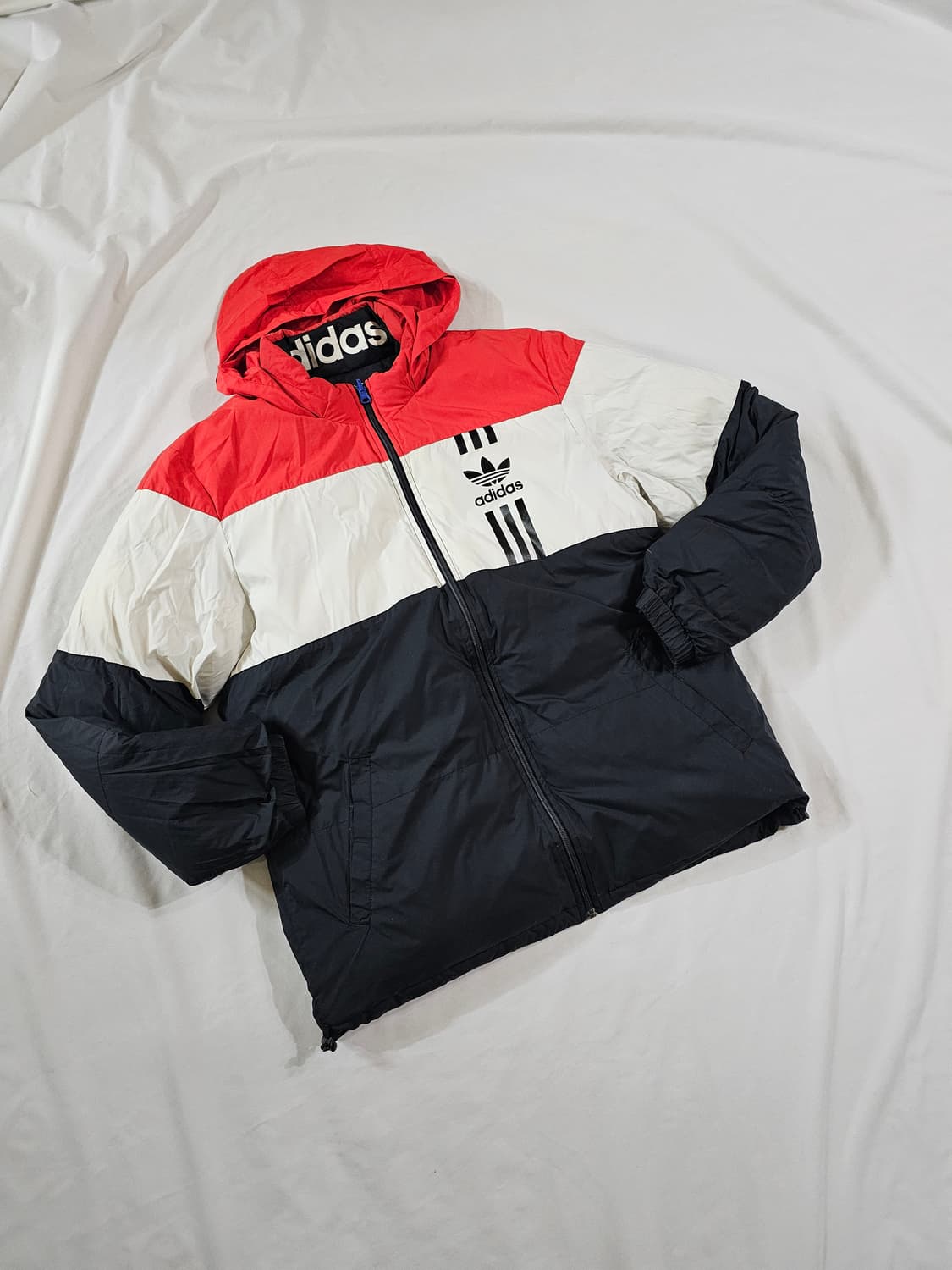 [105, XL] 아디다스 리버시블 양면 덕 다운 패딩 자켓 상품이미지6