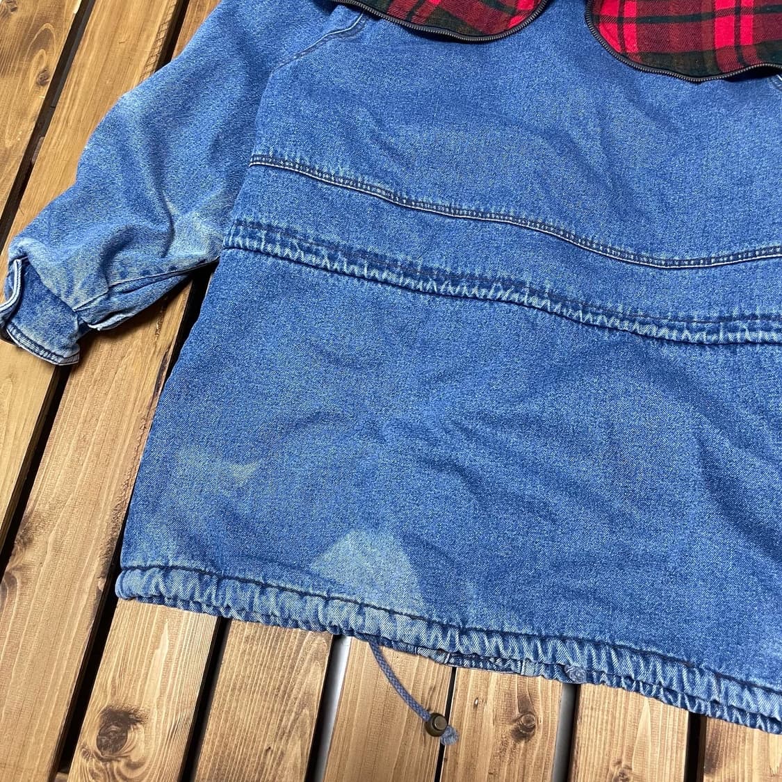 빈티지 데님코트 XL 상품이미지7