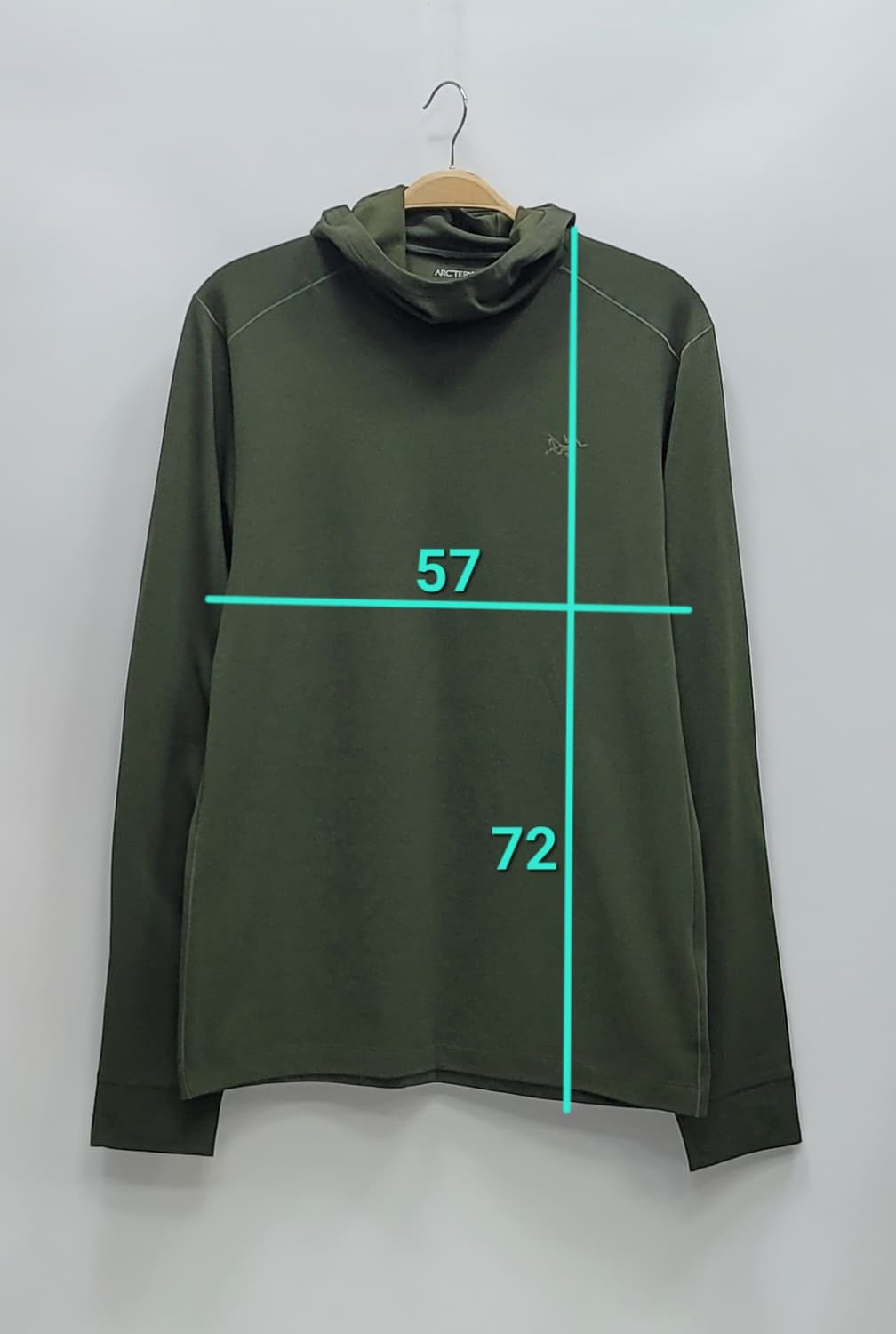 ARCTERYX 21FW 아크테릭스 모투스 AR 후디 / 남 L 카키
 상품이미지10