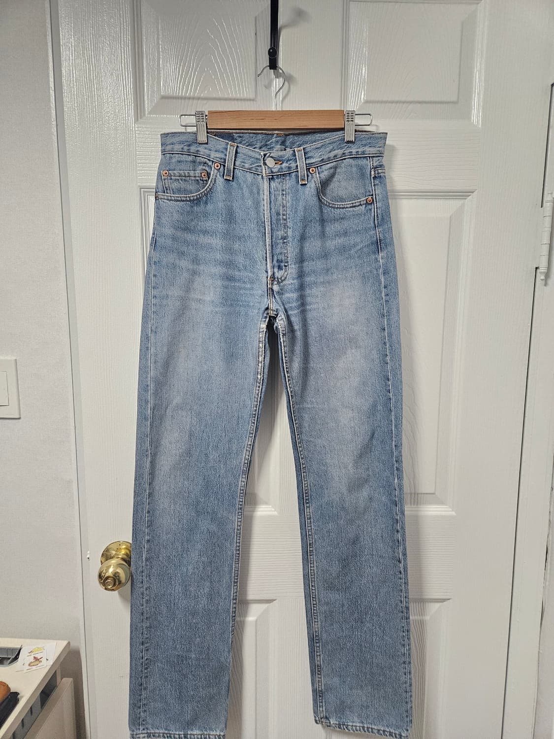 90s USA levi's 501 스트레이트 데님팬츠 30사이즈. 상품이미지1
