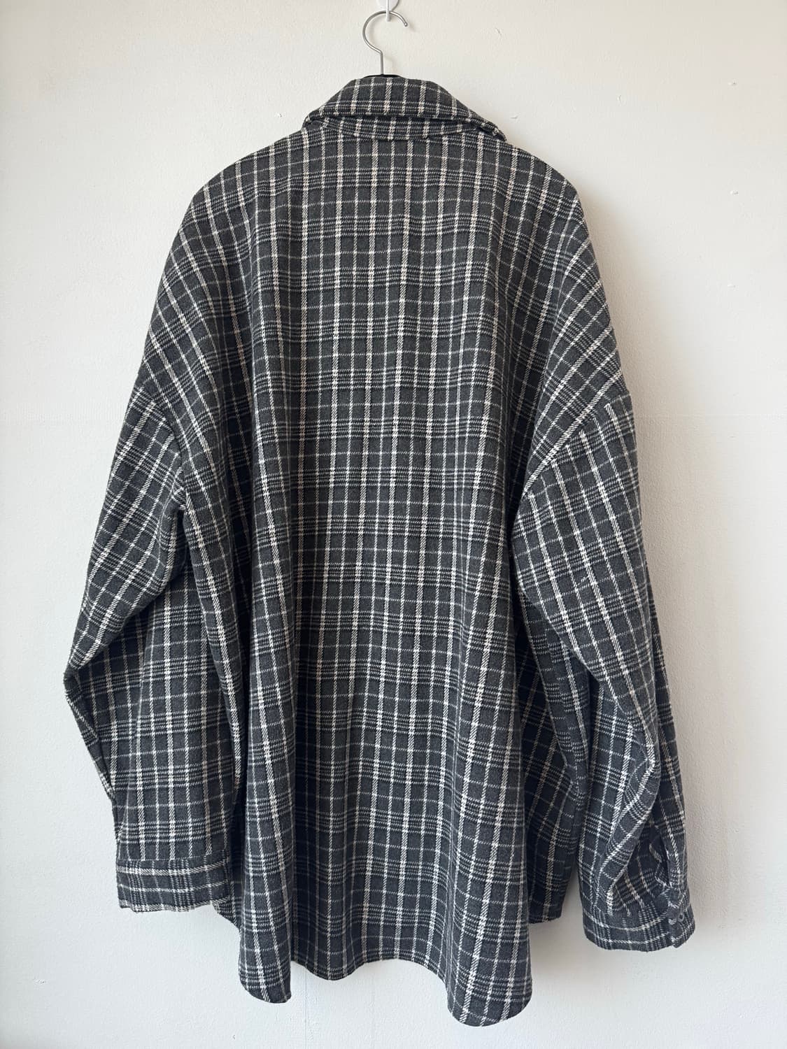 XXL 오버사이즈 체크셔츠 자켓 상품이미지2