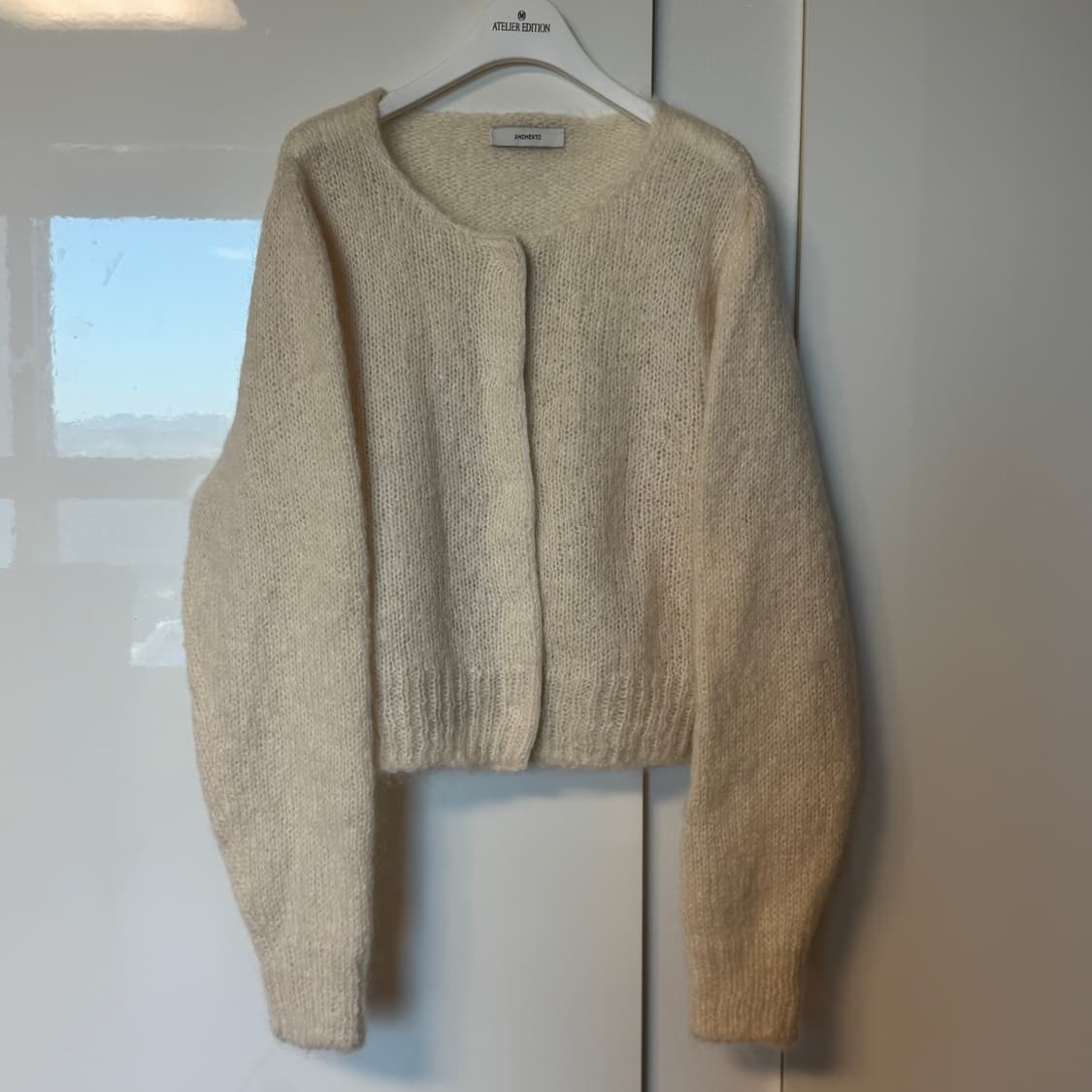 아모멘토 뉴그랜마 가디건 아이보리 상품이미지2